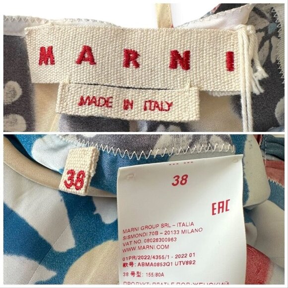 Marni Horizons Print Jacquard Dress, Size 38 Italy/XS, New with tag, SS2… - Picture 6 of 14